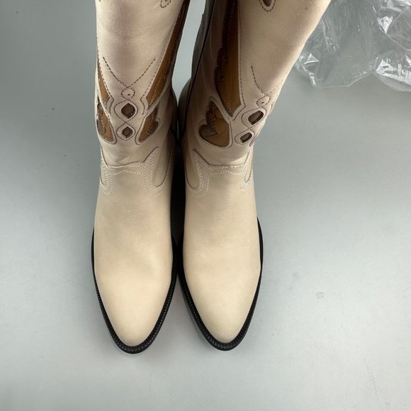 Jeffrey Campbell Fly Away Cowboy Boot in Natural - Picture 6 of 10